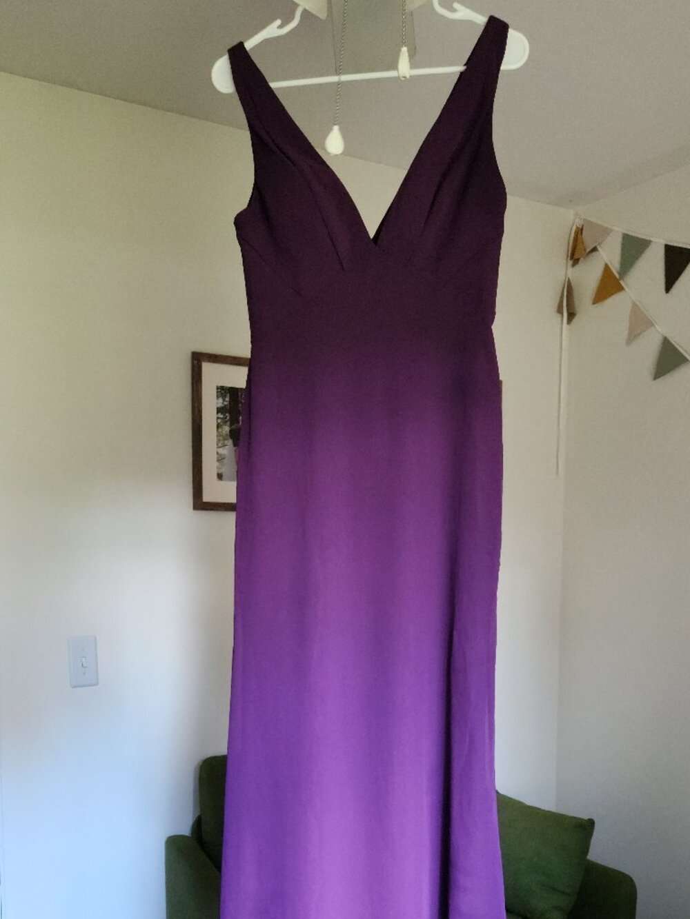 Azazie Leticia Bridesmaid Dress - Color: Grape